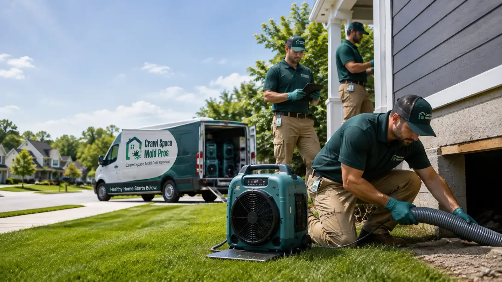 Crawl Space Mold Removal in Utica, NE